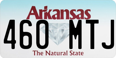 AR license plate 460MTJ
