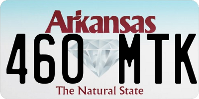 AR license plate 460MTK