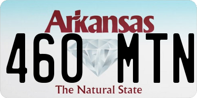 AR license plate 460MTN
