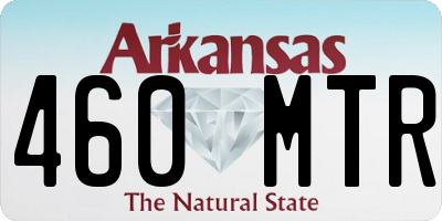 AR license plate 460MTR