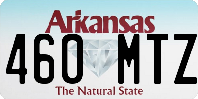 AR license plate 460MTZ