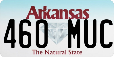 AR license plate 460MUC