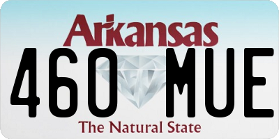 AR license plate 460MUE