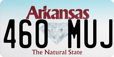 AR license plate 460MUJ