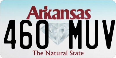 AR license plate 460MUV