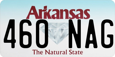 AR license plate 460NAG