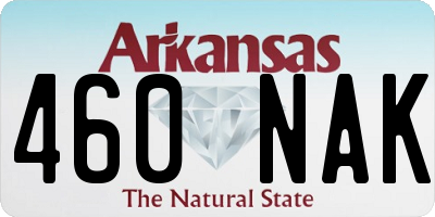 AR license plate 460NAK
