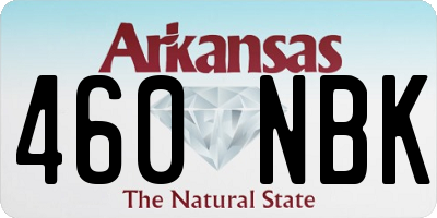 AR license plate 460NBK