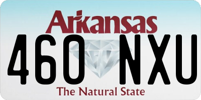 AR license plate 460NXU