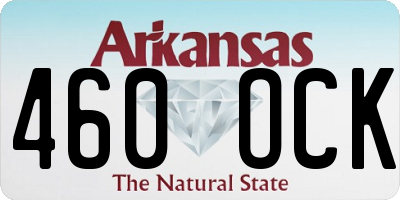 AR license plate 460OCK