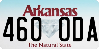 AR license plate 460ODA
