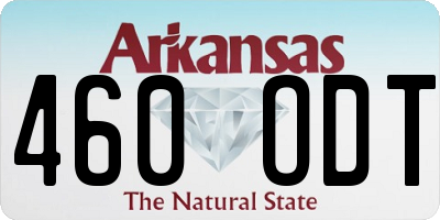 AR license plate 460ODT