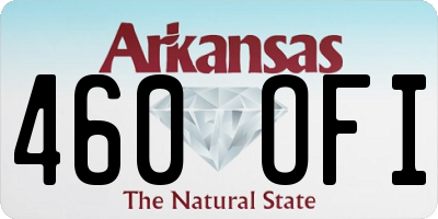 AR license plate 460OFI