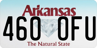 AR license plate 460OFU