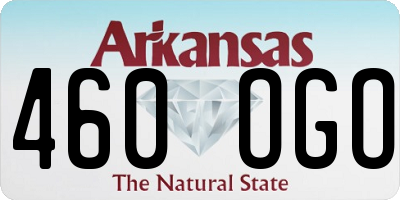AR license plate 460OGO