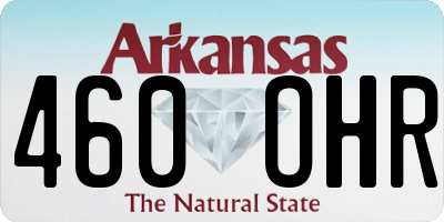 AR license plate 460OHR