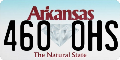 AR license plate 460OHS