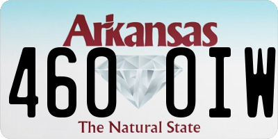 AR license plate 460OIW