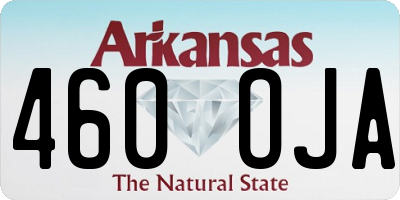 AR license plate 460OJA