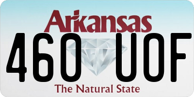 AR license plate 460UOF