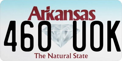 AR license plate 460UOK