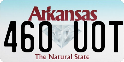 AR license plate 460UOT