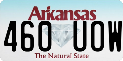 AR license plate 460UOW