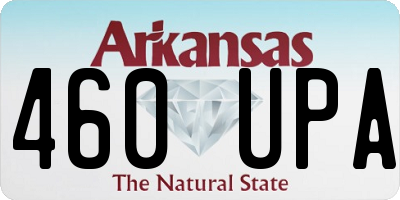 AR license plate 460UPA
