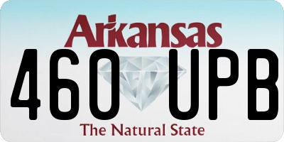 AR license plate 460UPB