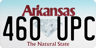 AR license plate 460UPC