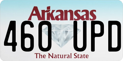 AR license plate 460UPD