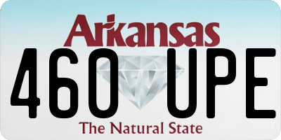 AR license plate 460UPE