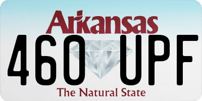 AR license plate 460UPF