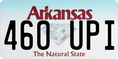 AR license plate 460UPI
