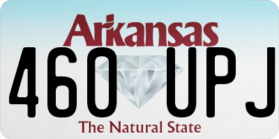 AR license plate 460UPJ