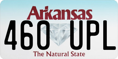 AR license plate 460UPL