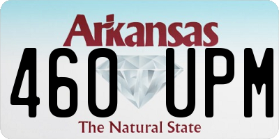 AR license plate 460UPM