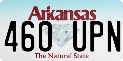 AR license plate 460UPN