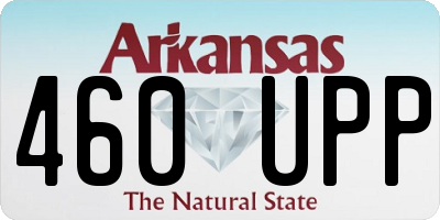 AR license plate 460UPP