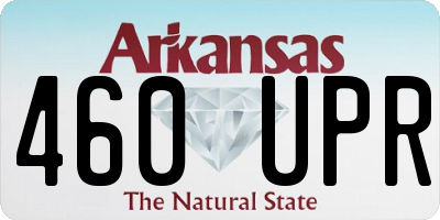 AR license plate 460UPR