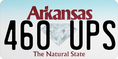 AR license plate 460UPS