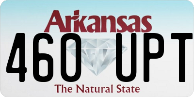 AR license plate 460UPT