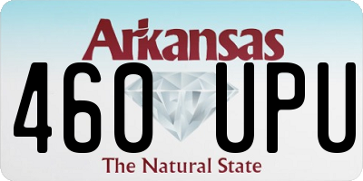 AR license plate 460UPU