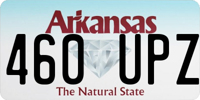 AR license plate 460UPZ