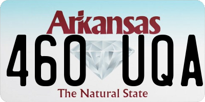 AR license plate 460UQA