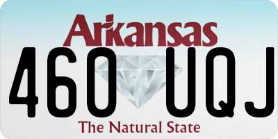 AR license plate 460UQJ