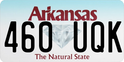 AR license plate 460UQK
