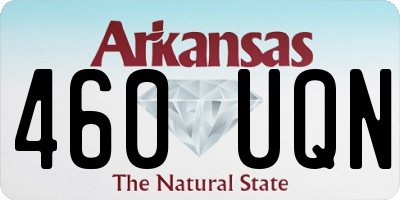 AR license plate 460UQN