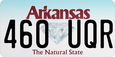 AR license plate 460UQR