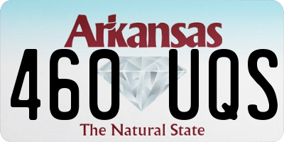 AR license plate 460UQS